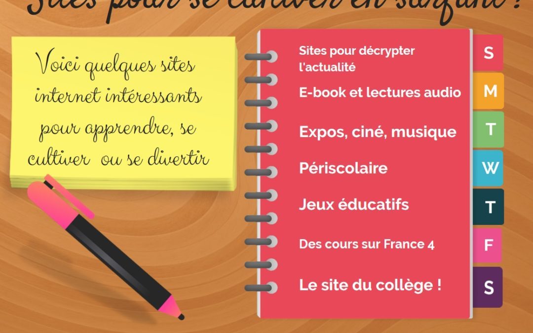 Sélection de ressources numériques pour travailler et se divertir