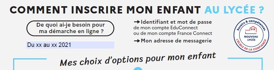 Inscription au LYCEE et demande de bourses LYCEE